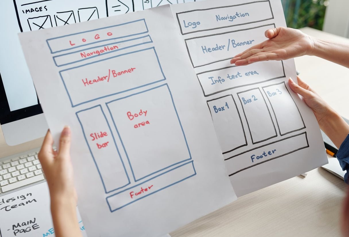 website navigation menu
